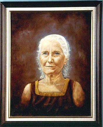 “Grandma”

Note: Oil painting on canvas.